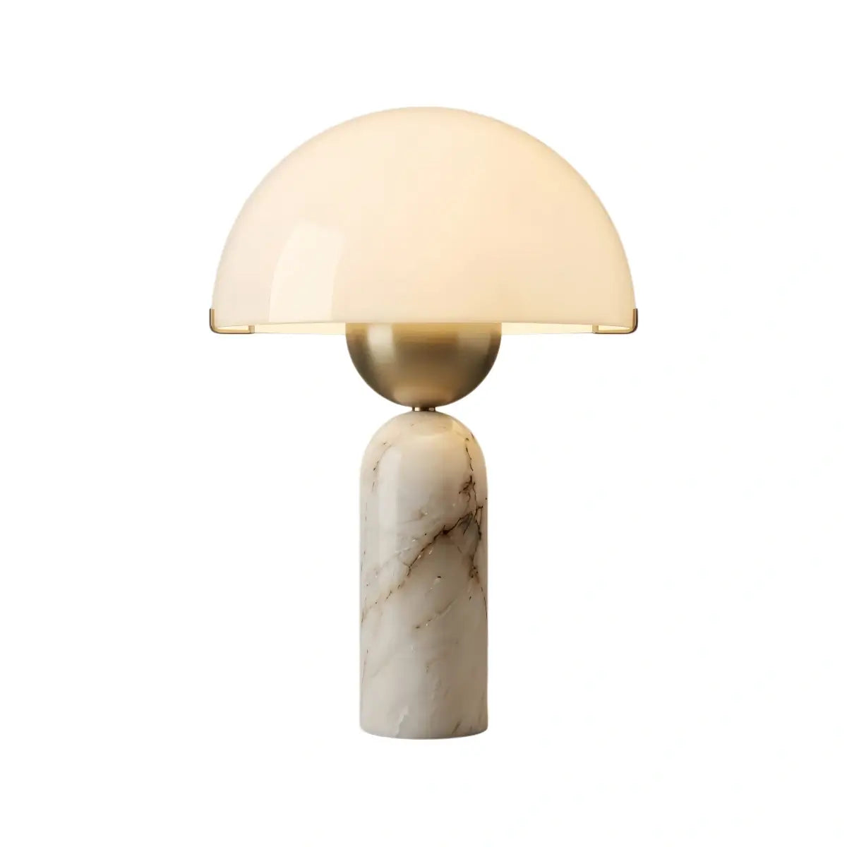 Alba Minimalist Alabaster Table Lamp